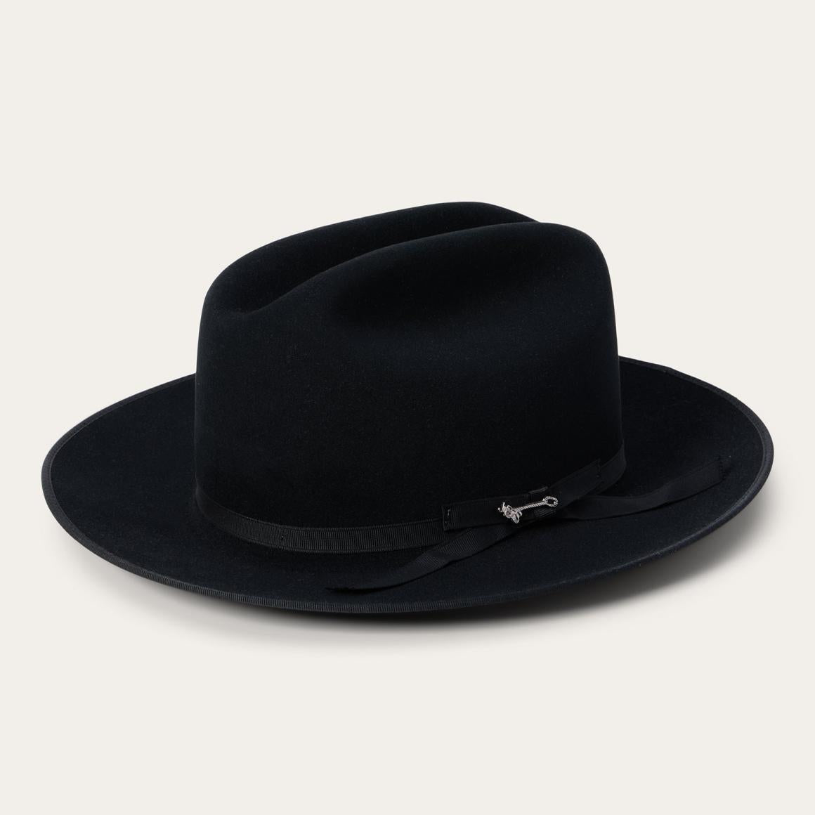 Open Road Royal Deluxe Hat Black | Men/Women Stetson Fedora