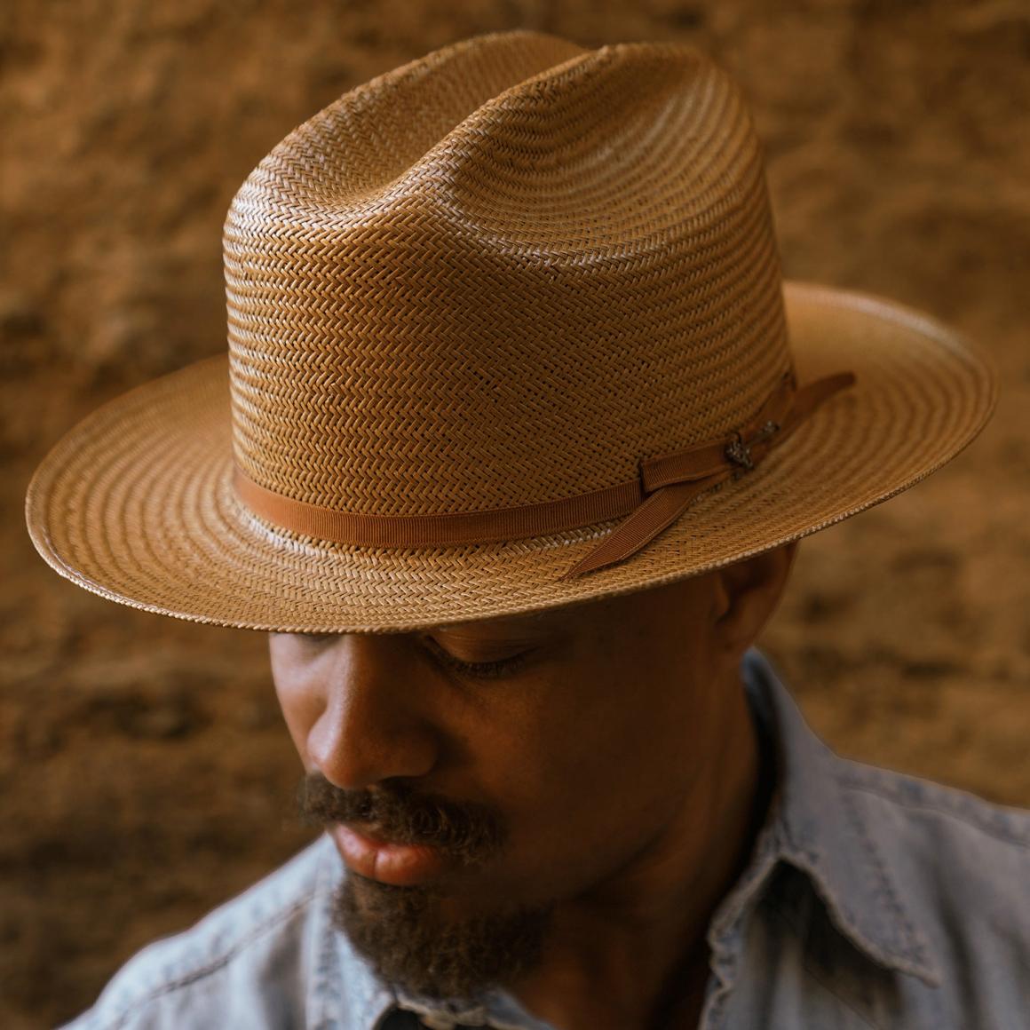 Open Road Straw Hat Cognac | Men/Women Stetson Western