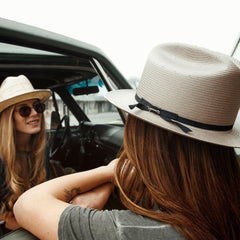 Open Road Straw Hat Taupe | Men/Women Stetson Western