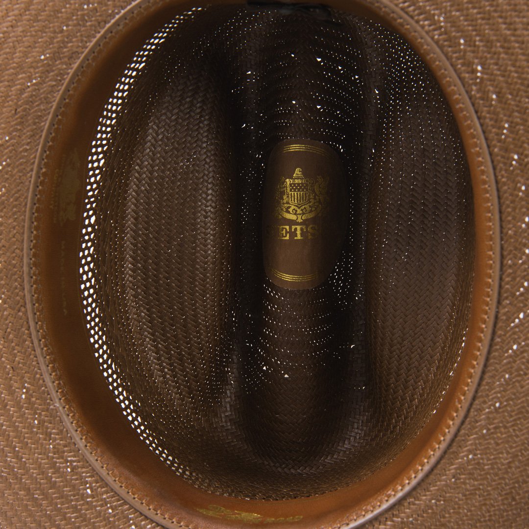 Open Road Vented Straw Cowboy Hat Chocolate | Men/Women Stetson Fedora