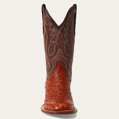 Ozzy Ostrich Boot Brown | Men Stetson Western