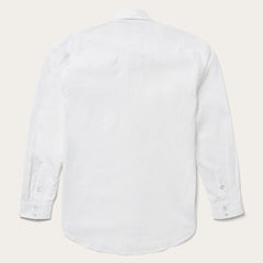 Pin Point Oxford Shirt White | Men Stetson Classic Cut