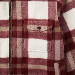 Plaid Lined Jac-Shirt Red | Men Stetson Jackets