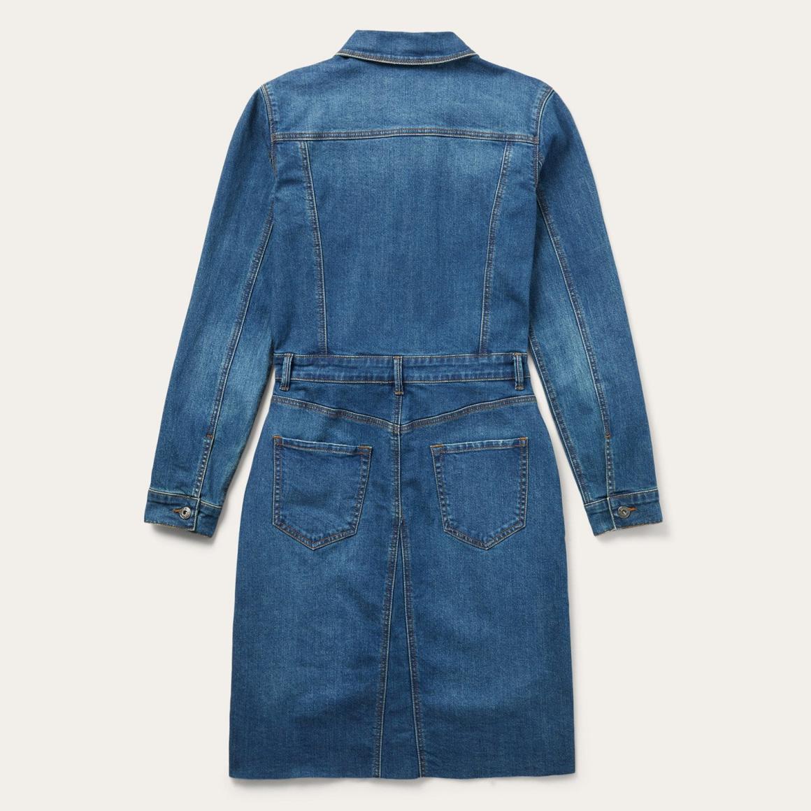 Premium Denim Shirt Dress Blue | Women Stetson Shirt Dresses
