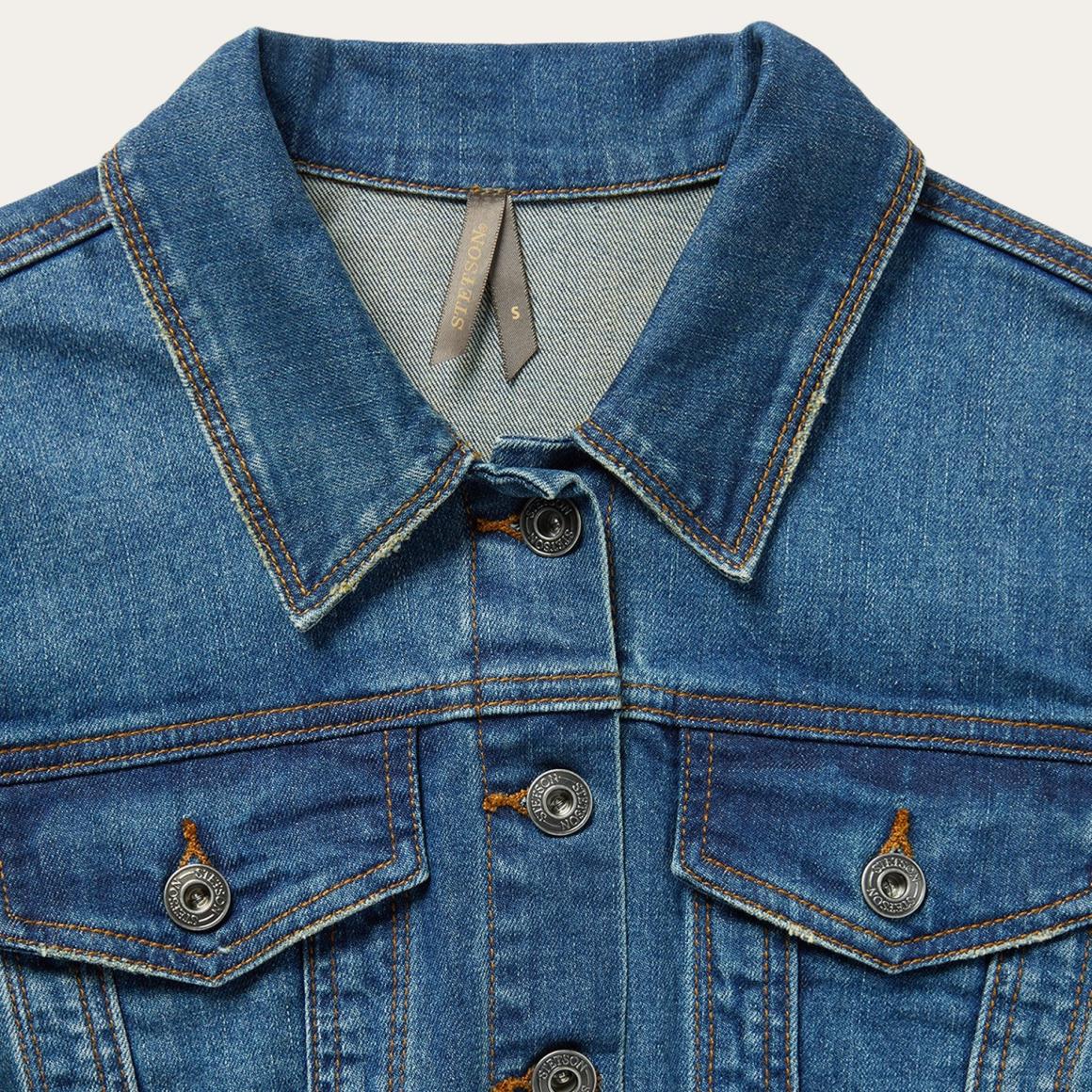 Premium Denim Shirt Dress Blue | Women Stetson Shirt Dresses