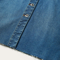 Premium Denim Shirt Dress Blue | Women Stetson Shirt Dresses