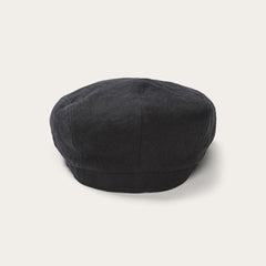 Premium Linen Driver Cap Black | Men/Women Stetson Caps &amp; Truckers