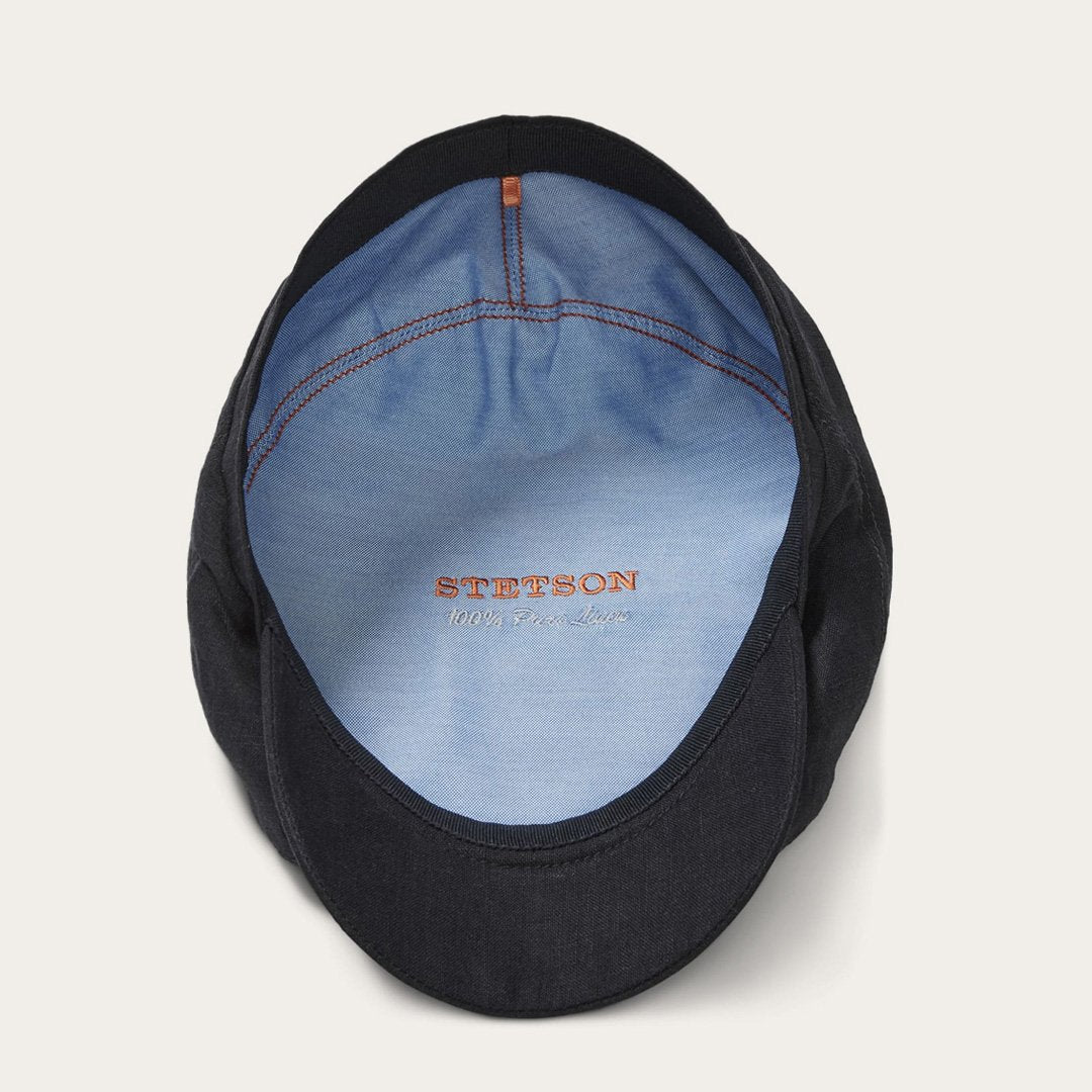 Premium Linen Driver Cap Black | Men/Women Stetson Caps &amp; Truckers