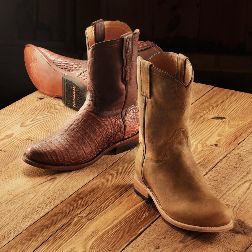 Puncher Boots Oily Brown | Men Stetson Ropers