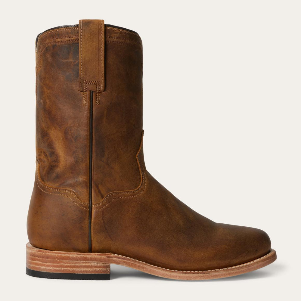 Puncher Boots Oily Brown | Men Stetson Ropers