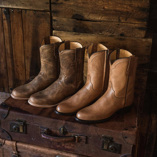 Puncher Boots Tan | Men Stetson Ropers