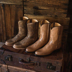 Puncher Boots Tan | Men Stetson Ropers