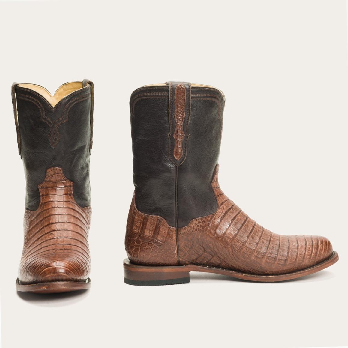Puncher Exotic Boots Brown | Men Stetson Exotics