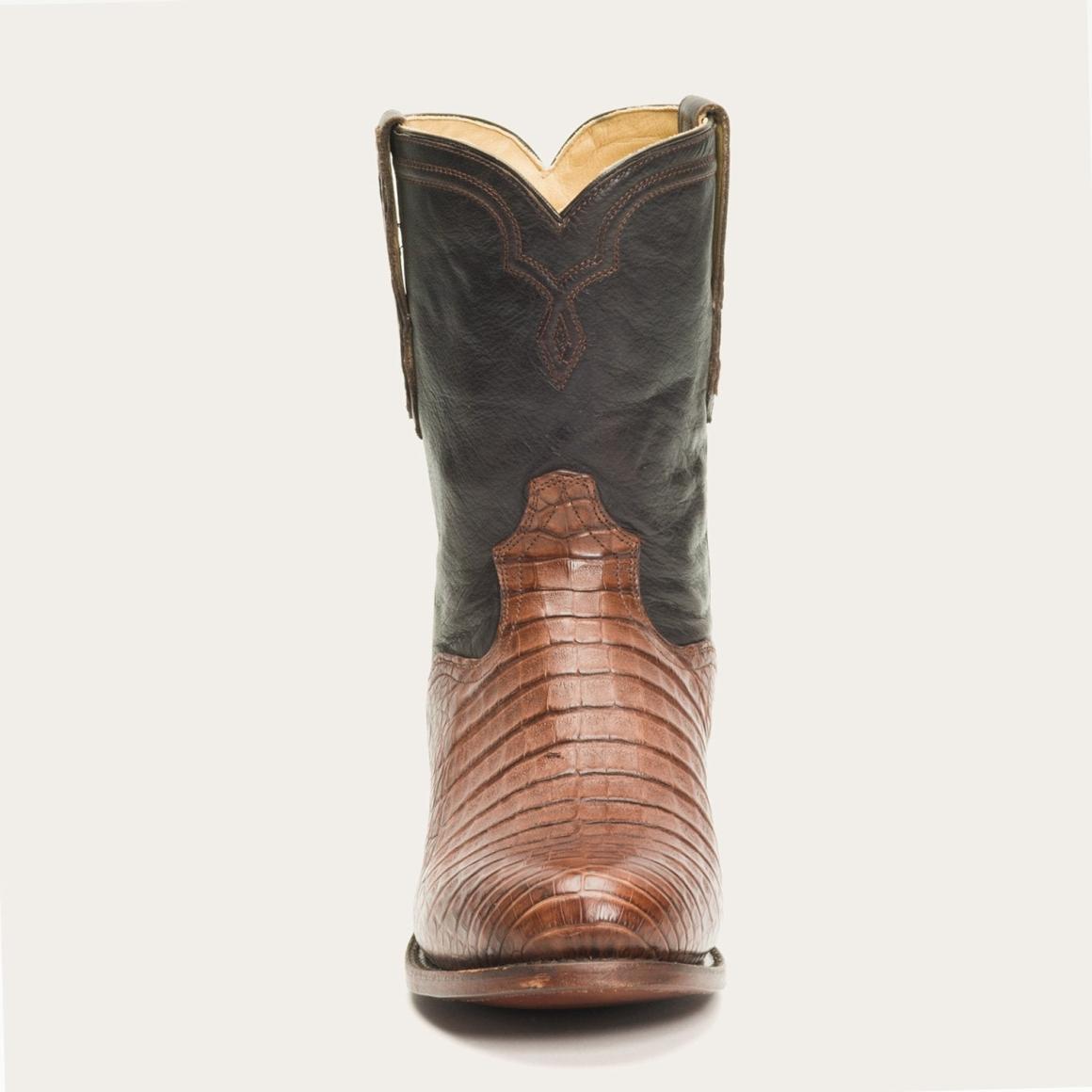 Puncher Exotic Boots Brown | Men Stetson Exotics