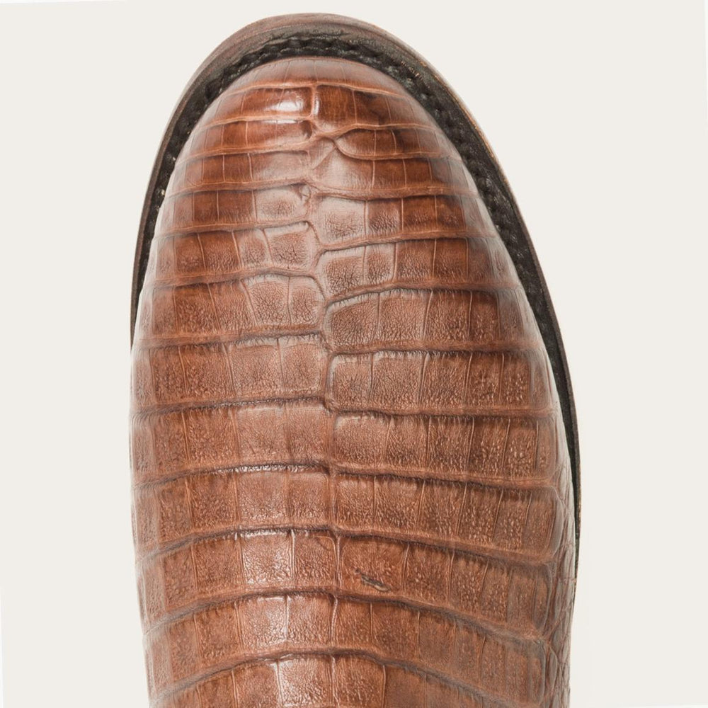 Puncher Exotic Boots Brown | Men Stetson Ropers