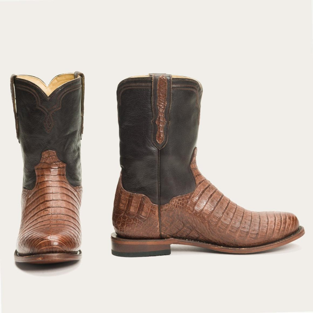 Puncher Exotic Boots Brown | Men Stetson Western
