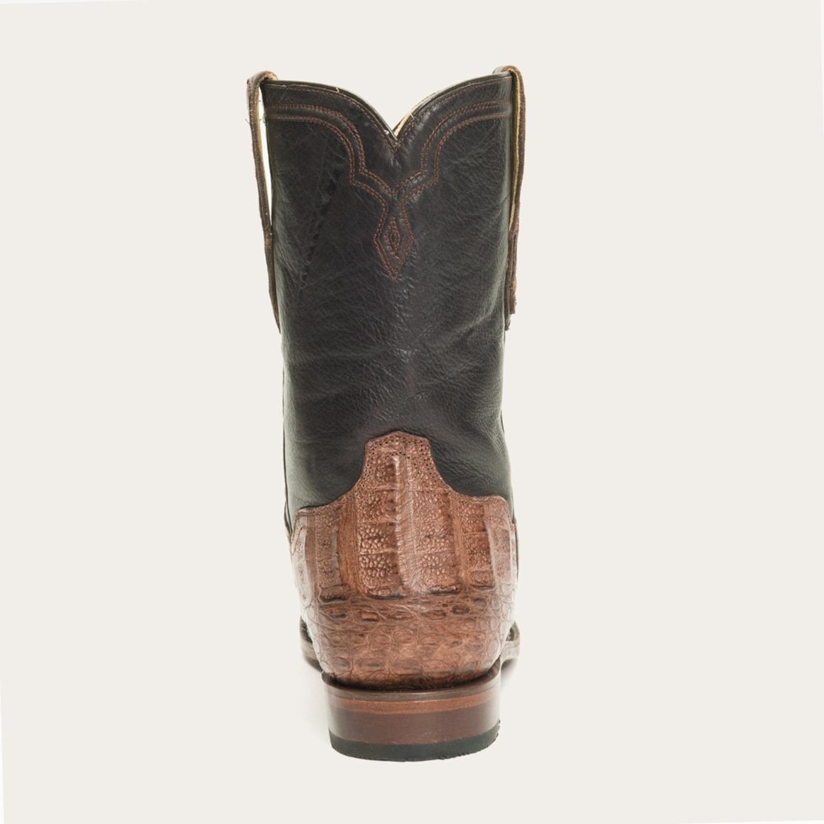 Puncher Exotic Boots Brown | Men Stetson Western