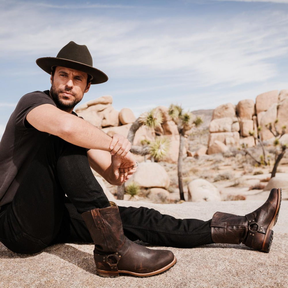 Puncher Harness Boot Brown | Men Stetson Ropers