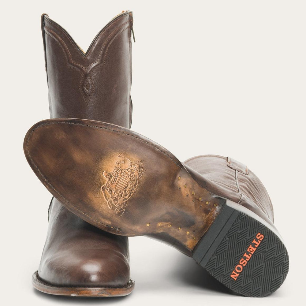 Rancher Zip Roper Burnished Brown | Men Stetson Ropers