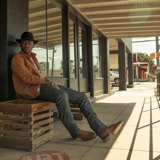 Rancher Zip Roper Burnished Cognac | Men Stetson Ropers