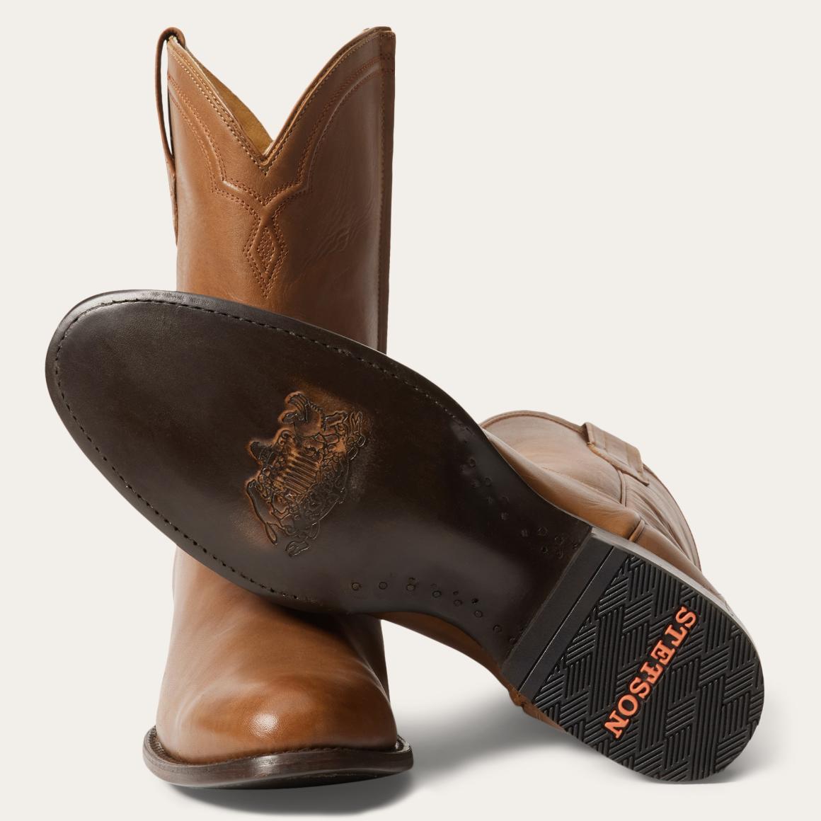 Rancher Zip Roper Burnished Tan | Men Stetson Ropers