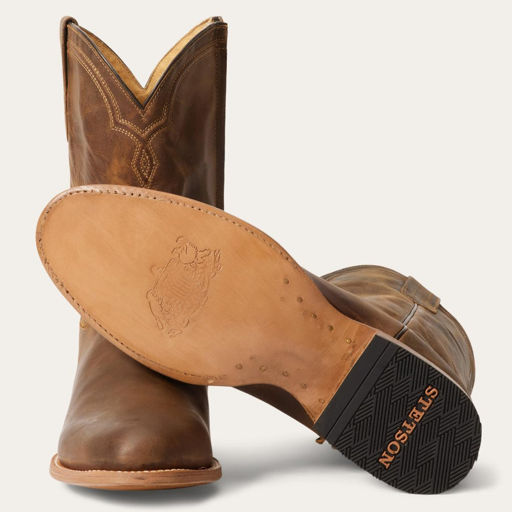 Rancher Zip Roper Oiled Brown | Men Stetson Western