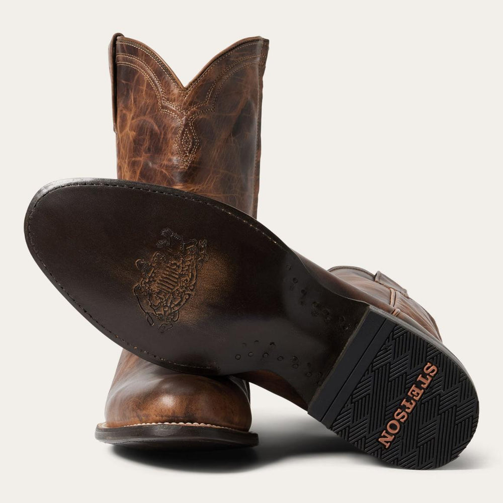 Rancher Zip Roper Oiled Cognac | Men Stetson Ropers
