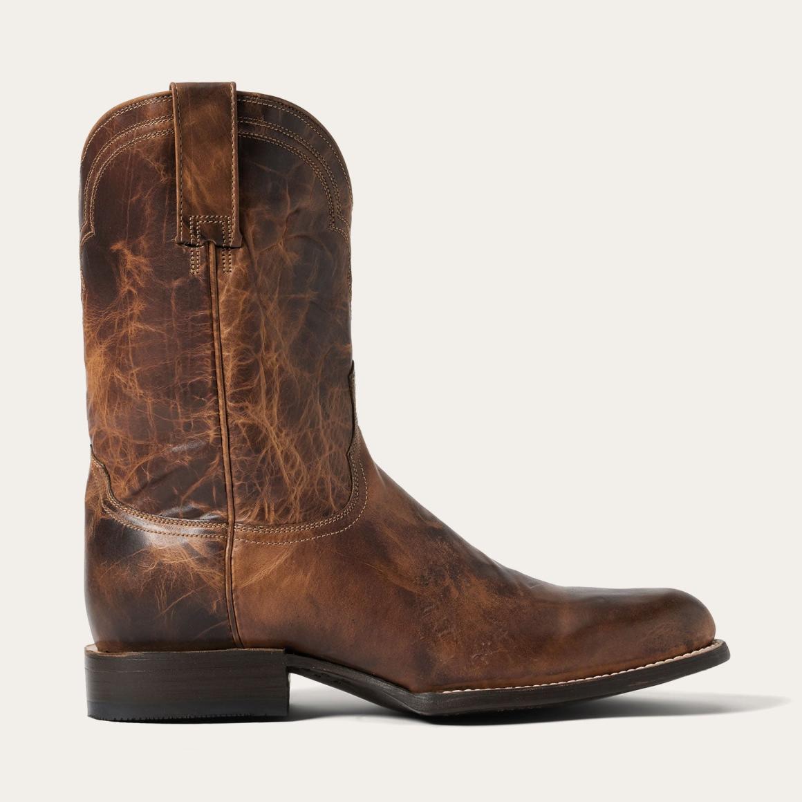 Rancher Zip Roper Oiled Cognac | Men Stetson Western