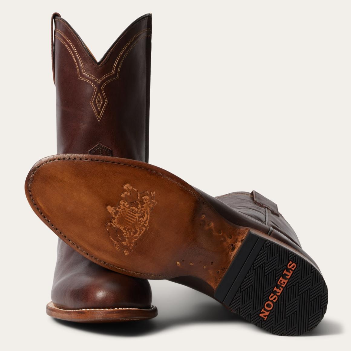 Rancher Zip Roper Oiled Oxblood | Men Stetson Ropers