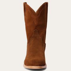 Rancher Zip Roper Suede Brown | Men Stetson Ropers