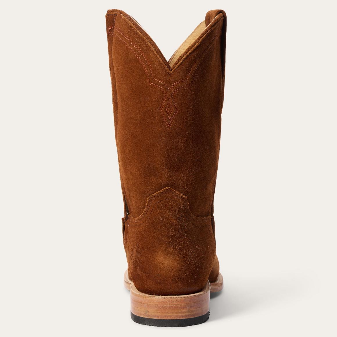 Rancher Zip Roper Suede Brown | Men Stetson Ropers