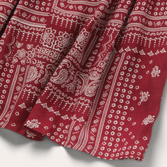 Red Bandana Patchwork Dress Red | Women Stetson Midi