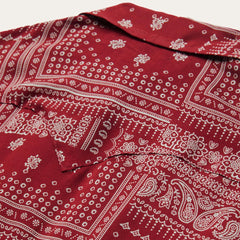 Red Bandana Patchwork Shirt Red | Women Stetson Western Shirts