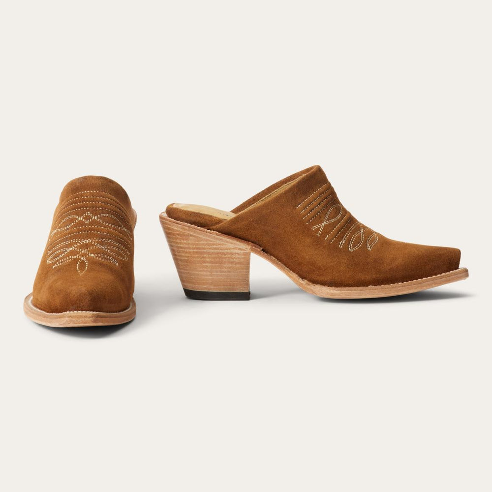 Reed Western Mules Brown | Women Stetson Mules