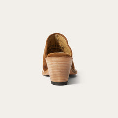 Reed Western Mules Brown | Women Stetson Mules