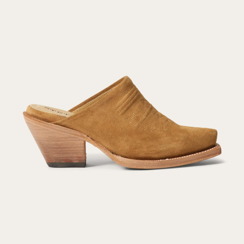Reed Western Mules Tan | Women Stetson Shorties