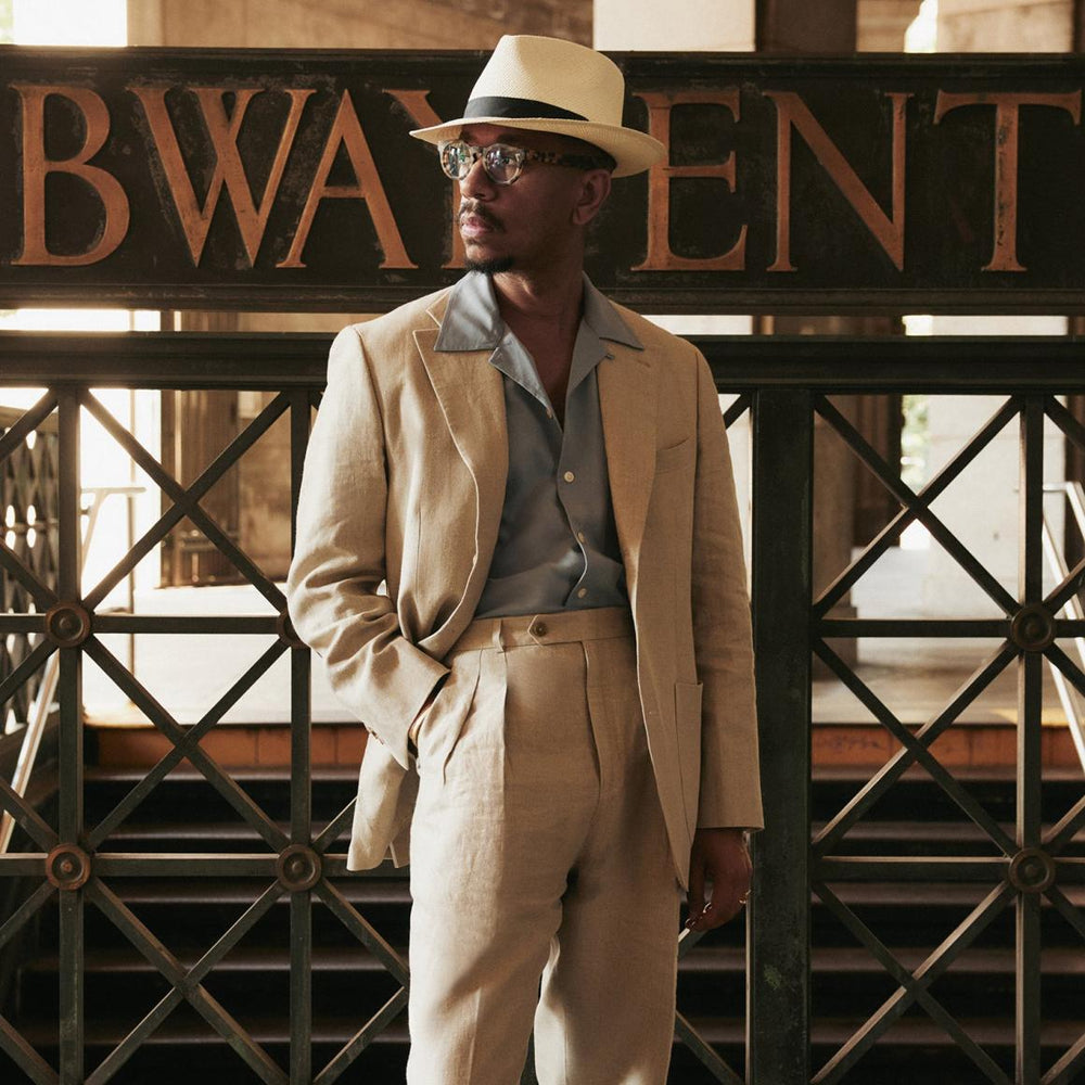 Retro Panama Fedora Natural | Men/Women Stetson Fedora