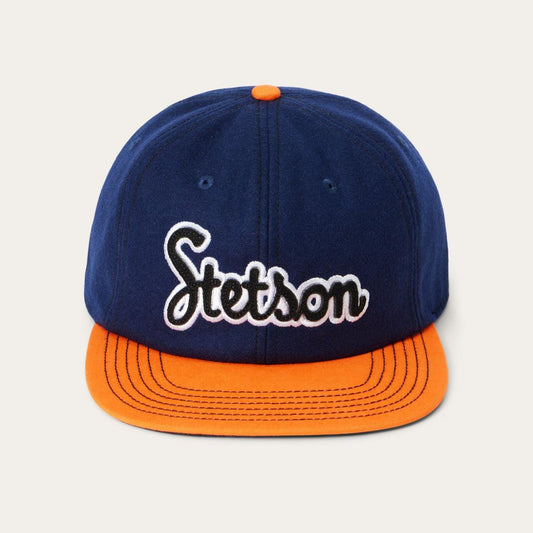 Retro Script Baseball Cap Navy | Men/Women Stetson Caps &amp; Truckers