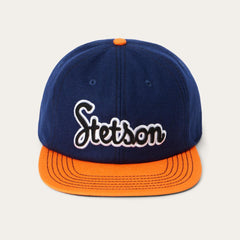 Retro Script Baseball Cap Navy | Men/Women Stetson Caps &amp; Truckers