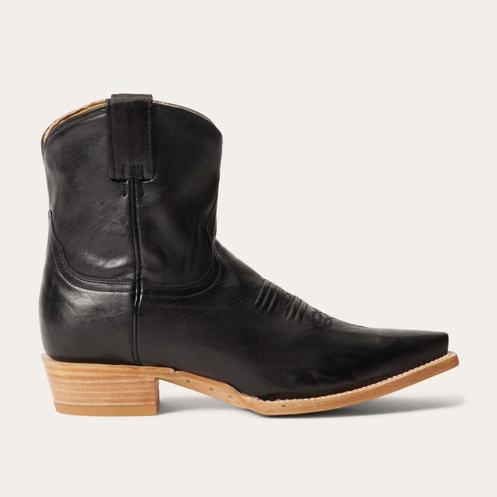 Riley Shorty Boots Black | Women Stetson Shorties