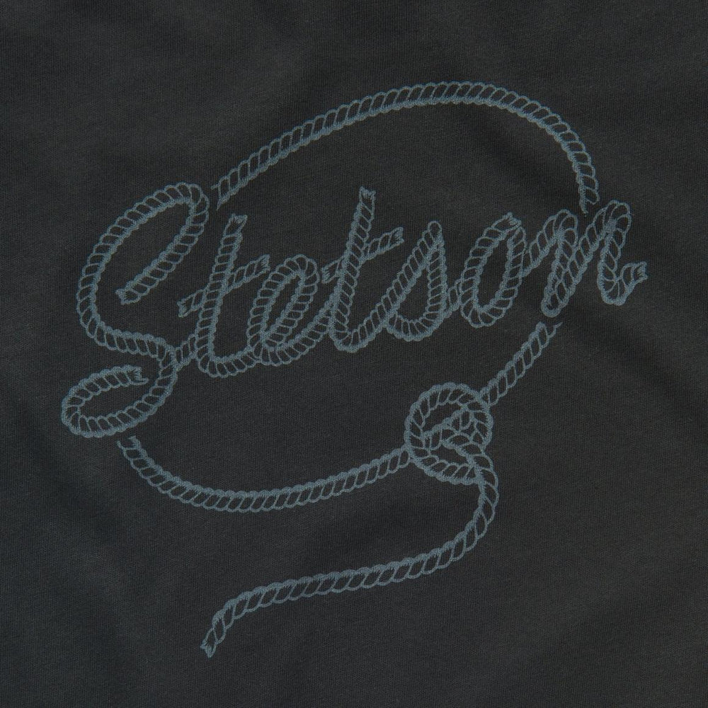 Rope Print Graphic Tee Black | Women Stetson Tees