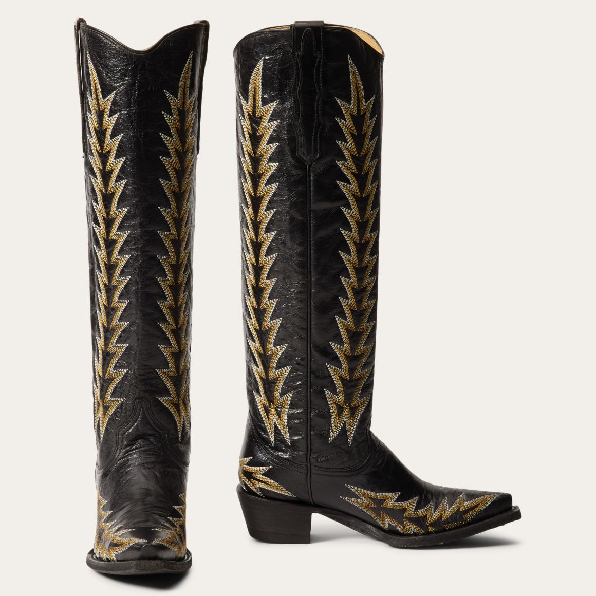 Sarah Boots Black | Women Stetson Western