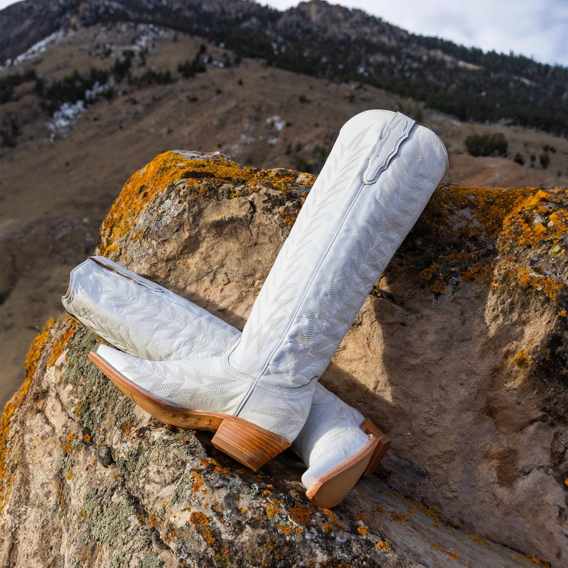 Sarah Boots White | Women Stetson Western