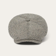 Silk Six-Panel Cap Black/brown Herringbone | Men/Women Stetson Caps &amp; Truckers