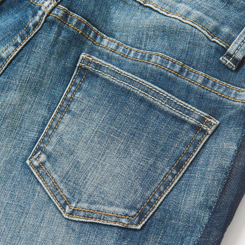 Skinny Fit Stripe Leg Jean Blue | Women Stetson Denim