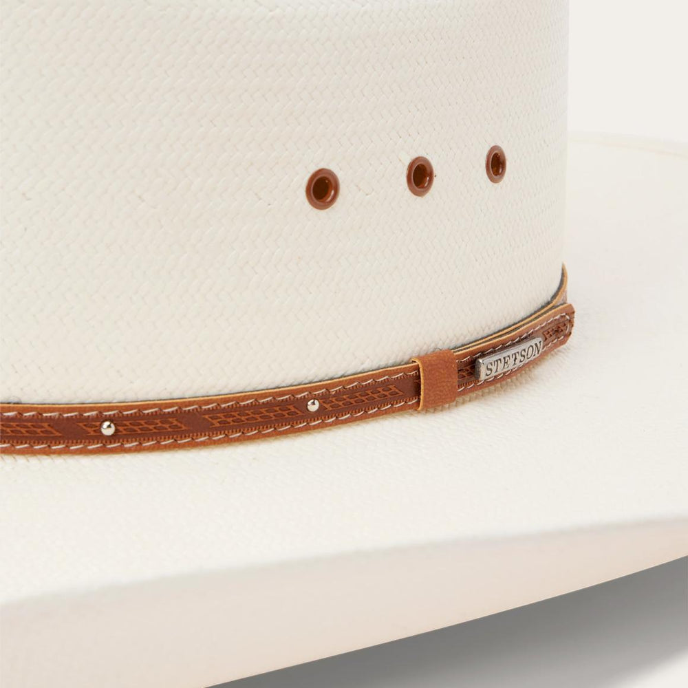 Stanhope 10X Straw Cowboy Hat Natural | Men/Women Stetson Western