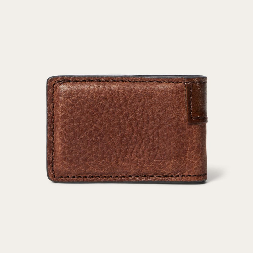 Steer Head Money Clip Brown | Men Stetson Wallets