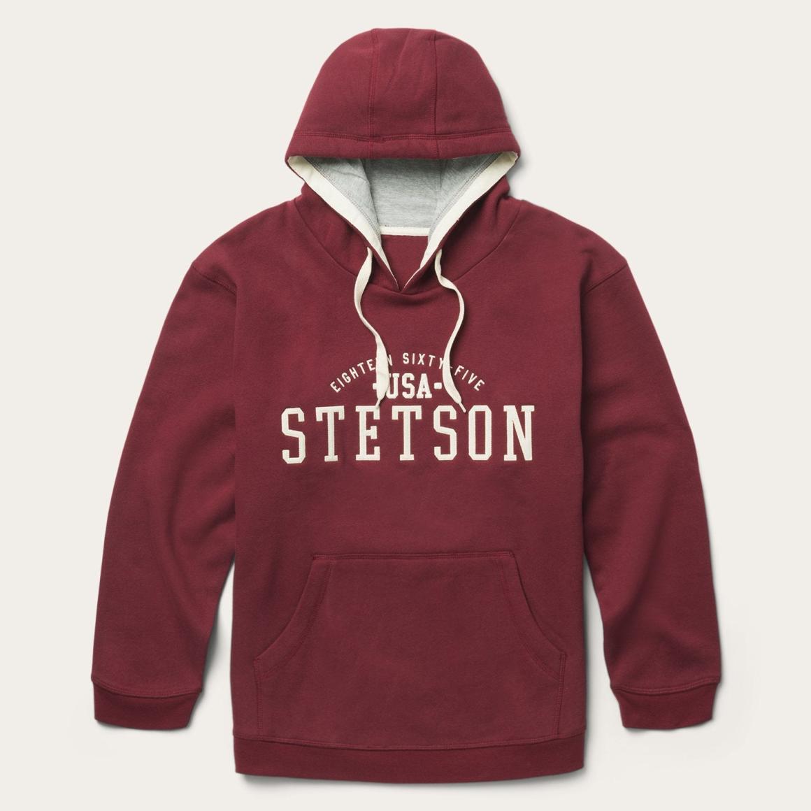 Stetson Hooded Sweatshirt Red | Men Stetson Sweaters &amp; Hoodies