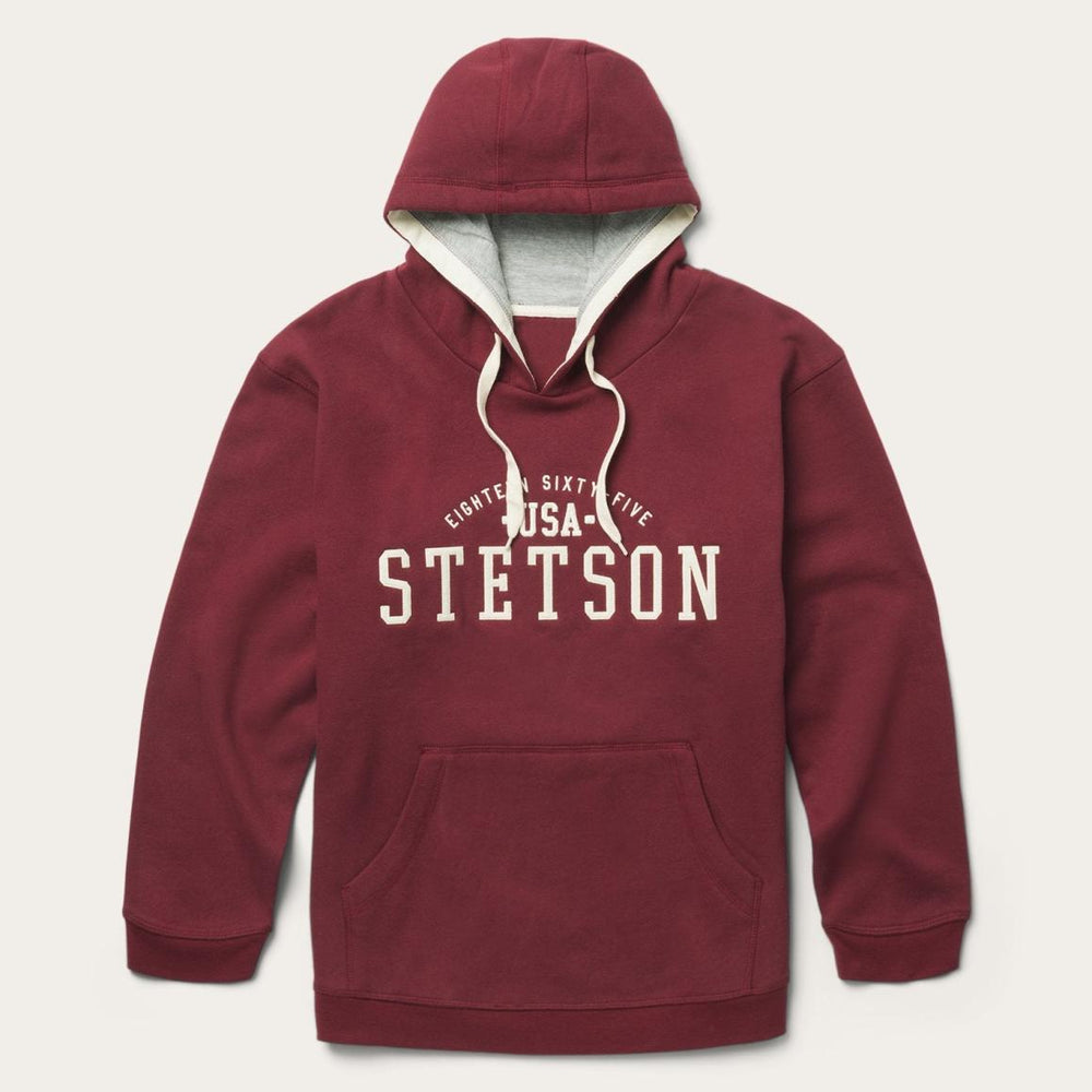 Stetson Hooded Sweatshirt Red | Men Stetson Sweaters &amp; Hoodies