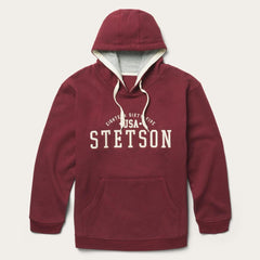 Stetson Hooded Sweatshirt Red | Men Stetson Sweaters &amp; Hoodies